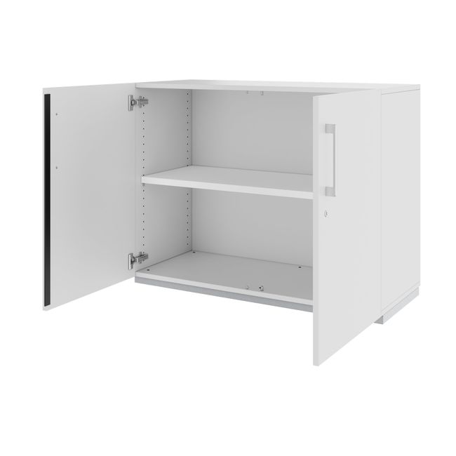 PRO Flügeltürenschrank | 2 OH, 800 - 1200 x 770 mm, Soft-Close, Grau PRO Flügeltürenschrank | 2 OH, 800 - 1200 x 770 mm, Soft-Close, Grau