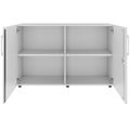 PRO hinged door cabinet | 2 OH, 800 - 1200 x 770 mm, soft close, gray - 3 Thumbnail Image