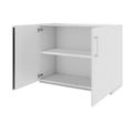 PRO Flügeltürenschrank | 2 OH, 800 - 1200 x 770 mm, Soft-Close, Grau PRO Flügeltürenschrank | 2 OH, 800 - 1200 x 770 mm, Soft-Close, Grau