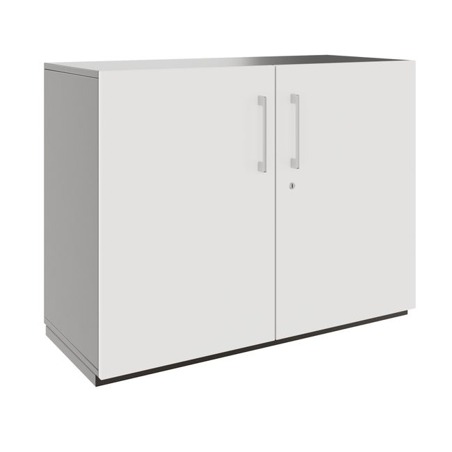 PRO Flügeltürenschrank | 2 OH, 800 - 1200 x 770 mm, Soft-Close, Graphit / Weiß PRO Flügeltürenschrank | 2 OH, 800 - 1200 x 770 mm, Soft-Close, Graphit / Weiß