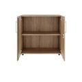 PRO hinged door cabinet | 2 OH, 800 - 1200 x 770 mm, soft close, natural oak - 3 Thumbnail Image