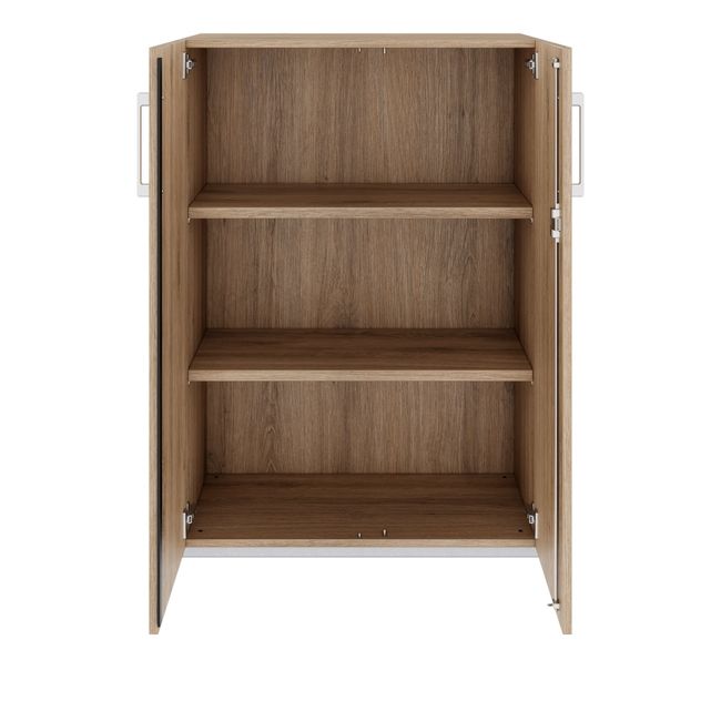 PRO Armoire de porte d'aile | 3 oh, 800 - 1200 x 1140 mm, Soft-Close, zone naturelle - 3 Main Image