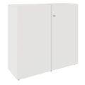 PRO Swing door cabinet | 3 OH, 800 - 1200 x 1140 mm, soft close, white - 1 Thumbnail Image