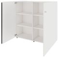 PRO Swing door cabinet | 3 OH, 800 - 1200 x 1140 mm, soft close, white - 4 Thumbnail Image