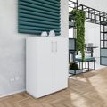 PRO hinged door cabinet | 3 OH, 800 - 1200 x 1140 mm, soft close, gray - 15 Thumbnail Image