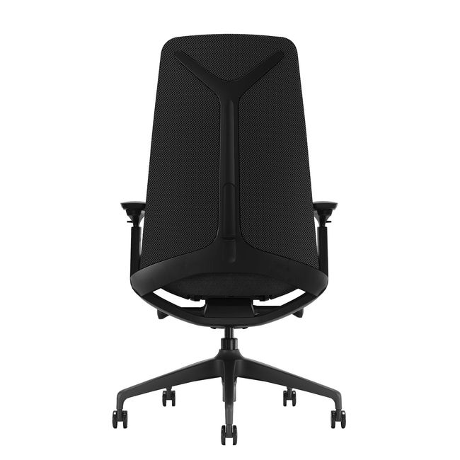 YUCAN Office swinging chair | 4D armrests, synchronous mechanics, optional headrest, black - 4 Main Image