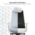YUCAN Office swinging chair | 4D armrests, synchronous mechanics, optional headrest, black - 8 Thumbnail Image