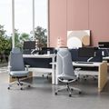 YUCAN Office swinging chair | 4D armrests, synchronous mechanics, optional headrest, black - 14 Thumbnail Image