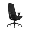 YUCAN Office swinging chair | 4D armrests, synchronous mechanics, optional headrest, black - 1 Thumbnail Image