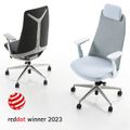 YUCAN Office swinging chair | 4D armrests, synchronous mechanics, optional headrest, black - 6 Thumbnail Image