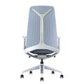YUCAN Chaise oscillante de bureau | Accoudoirs 4d, mécanique synchrone, gris argenté - 10 Thumbnail Image