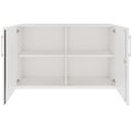 PRO hinged door cabinet | 2 OH, 800 - 1200 x 770 mm, soft close, white - 3 Thumbnail Image