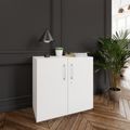 PRO hinged door cabinet | 2 OH, 800 - 1200 x 770 mm, soft close, white - 15 Thumbnail Image