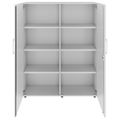 PRO hinged door cabinet | 4 OH, 800 - 1200 x 1510 mm, soft close, gray - 3 Thumbnail Image