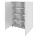 PRO hinged door cabinet | 4 OH, 800 - 1200 x 1510 mm, soft close, gray - 4 Thumbnail Image