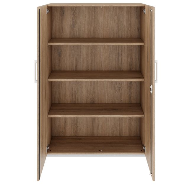 PRO Flügeltürenschrank | 4 OH, 800 - 1200 x 1510 mm, Soft-Close, Natureiche PRO Flügeltürenschrank | 4 OH, 800 - 1200 x 1510 mm, Soft-Close, Natureiche