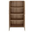 PRO hinged door cabinet | 4 OH, 800 - 1200 x 1510 mm, soft close, natural oak - 3 Thumbnail Image