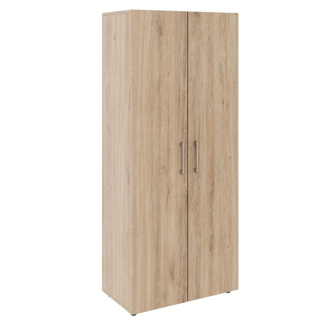 PRO Flügeltürenschrank | 5 OH, 800 - 1200 x 1880 mm, Soft-Close, Natureiche - 1 Main Image