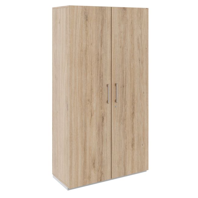 PRO Flügeltürenschrank | 5 OH, 800 - 1200 x 1880 mm, Soft-Close, Natureiche