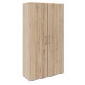 PRO Flügeltürenschrank | 5 OH, 800 - 1200 x 1880 mm, Soft-Close, Natureiche
