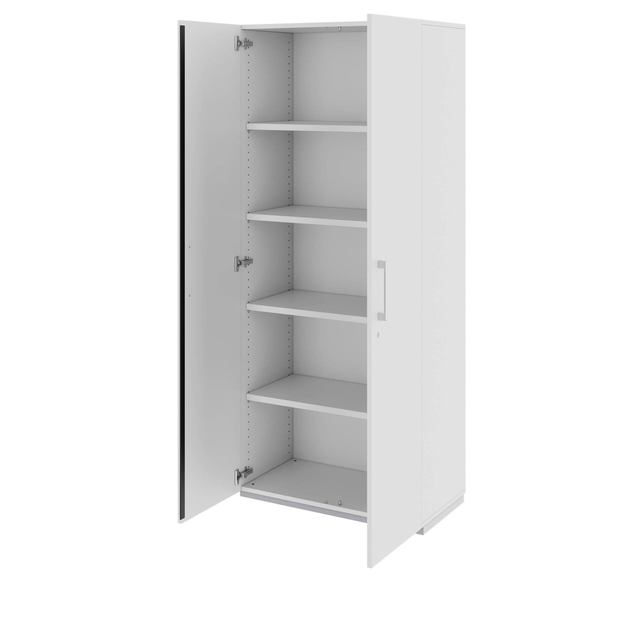PRO Armoire de porte d'aile | 5 oh, 800 - 1200 x 1880 mm, doux -close, gris - 4 Main Image