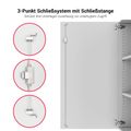 PRO Armoire de porte d'aile | 5 oh, 800 - 1200 x 1880 mm, Soft -Close, blanc - 11 Thumbnail Image