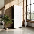 PRO Armoire de porte d'aile | 5 oh, 800 - 1200 x 1880 mm, Soft -Close, graphite / blanc - 15 Thumbnail Image