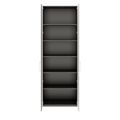 PRO Wing door cabinet | 6 Oh, 800 - 1200 x 2250 mm, soft -close, graphite / white - 3 Thumbnail Image