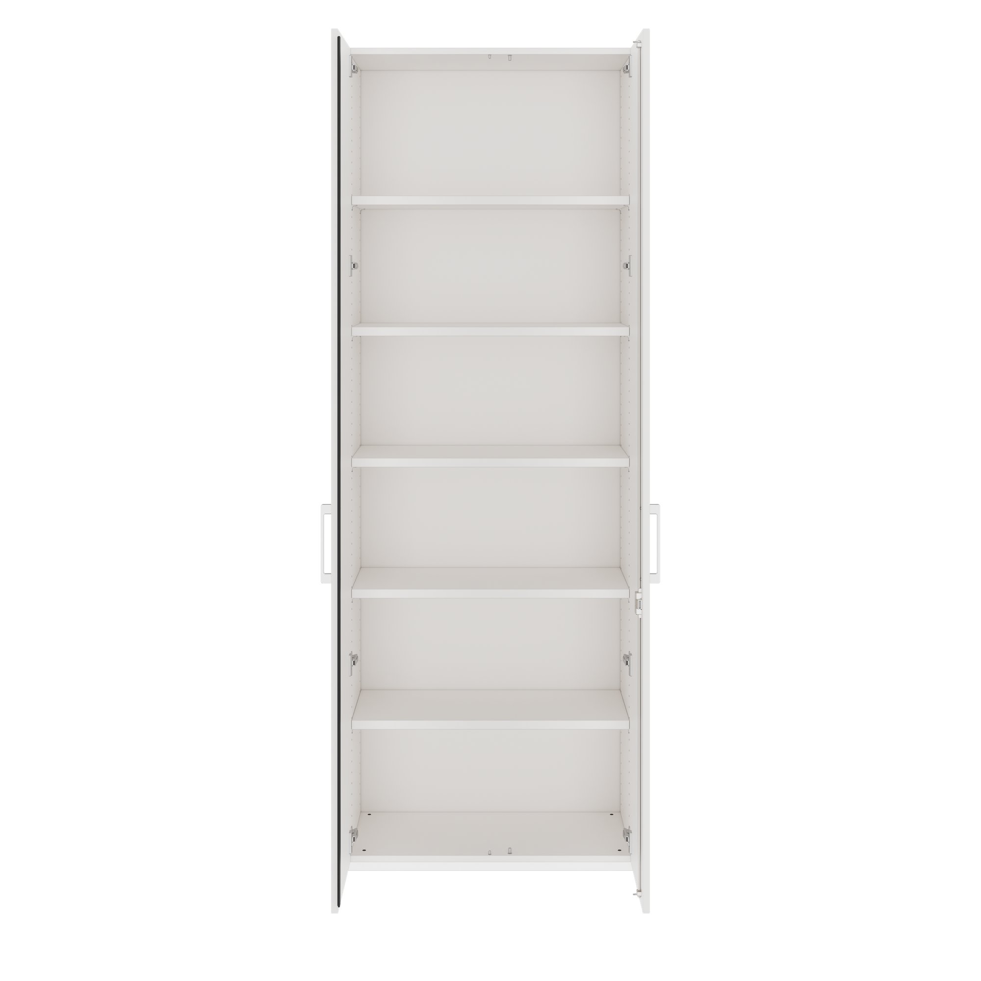 PRO hinged door cabinet | 6 OH, 800 - 1200 x 2250 mm, soft close, white - 3 Main Image
