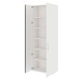 PRO hinged door cabinet | 6 OH, 800 - 1200 x 2250 mm, soft close, white - 4 Thumbnail Image