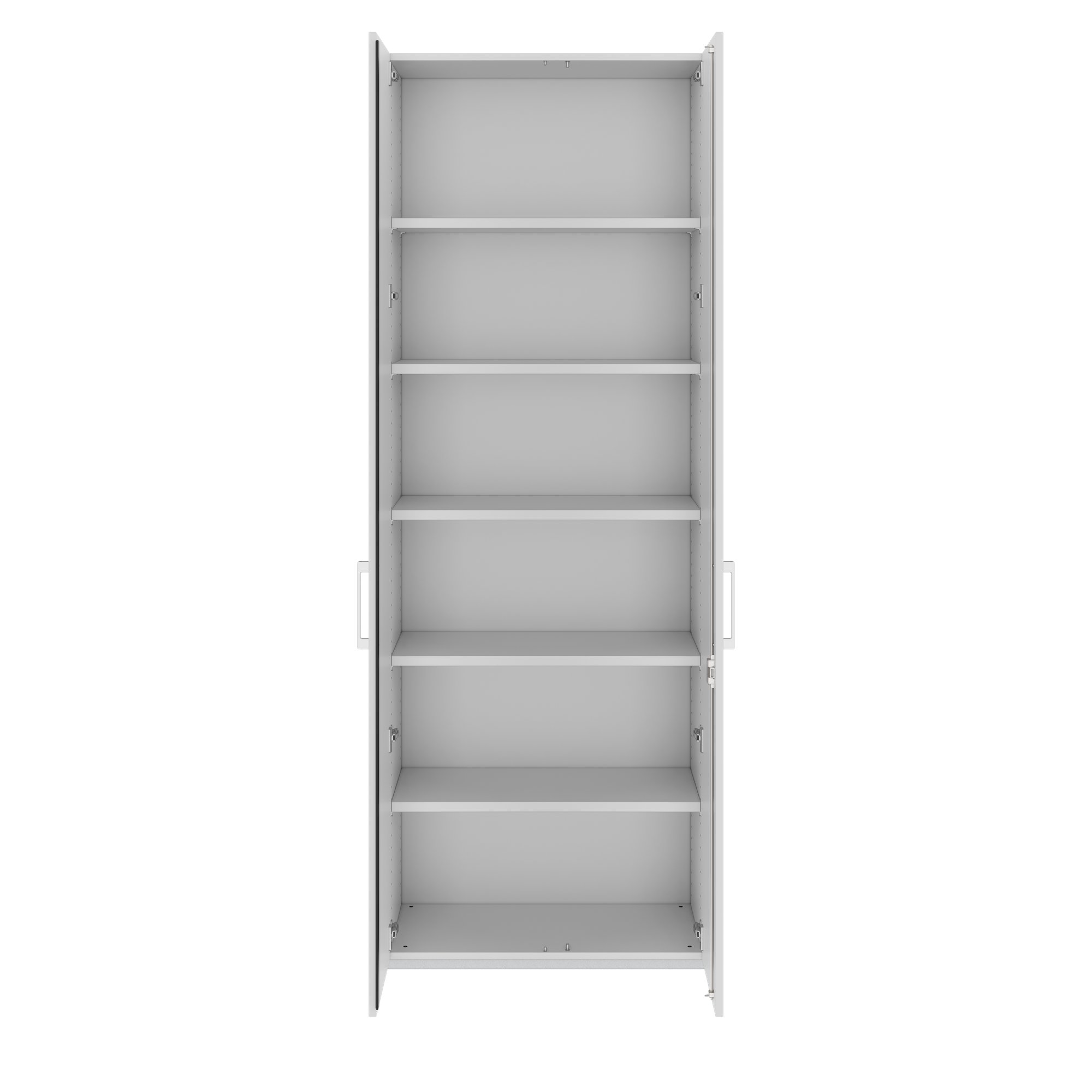 PRO hinged door cabinet | 6 OH, 800 - 1200 x 2250 mm, soft close, gray - 3 Main Image