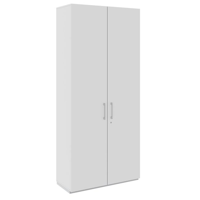 PRO Flügeltürenschrank | 6 OH, 800 - 1200 x 2250 mm, Soft-Close, Grau