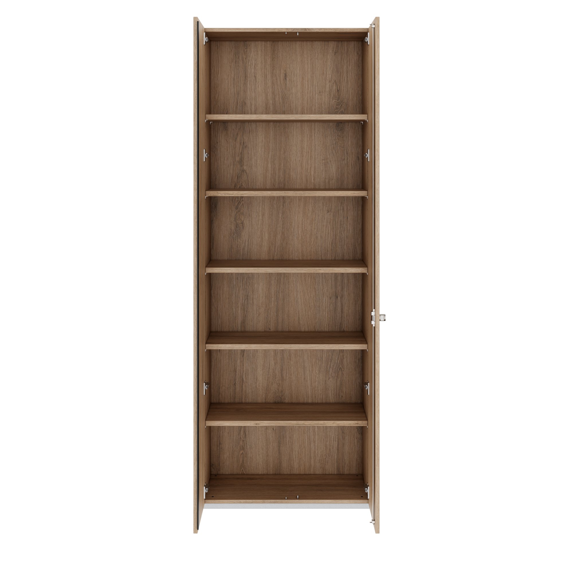 PRO Cabinetto per porte dell'ala | 6 OH, 800 - 1200 x 2250 mm, morbido, area naturale - 3 Main Image