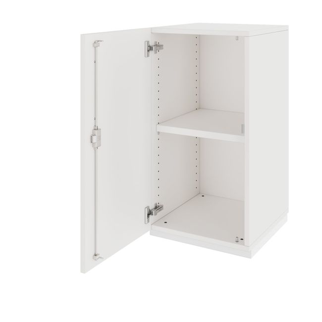 PRO Flügeltürenschrank | 2 OH, 400 - 600 x 770 mm, Soft-Close, Weiß