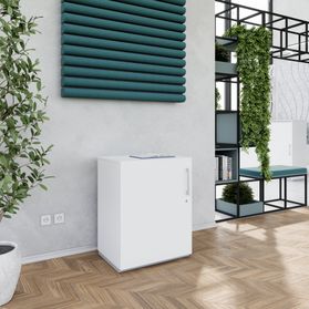 PRO Flügeltürenschrank | 2 OH, 400 - 600 x 770 mm, Soft-Close, Grau