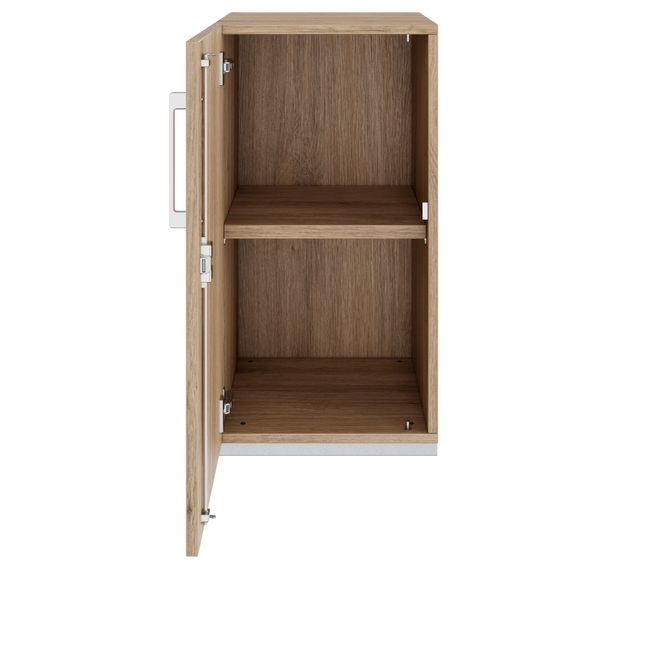 PRO Flügeltürenschrank | 2 OH, 400 - 600 x 770 mm, Soft-Close, Natureiche