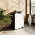 PRO Flügeltürenschrank | 2 OH, 400 - 600 x 770 mm, Soft-Close, Graphit / Weiß