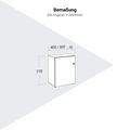PRO Flügeltürenschrank | 2 OH, 400 - 600 x 770 mm, Soft-Close, Graphit / Weiß