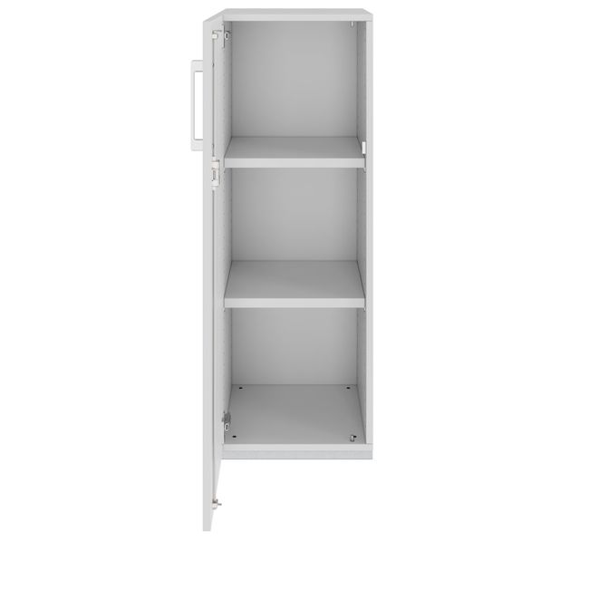 PRO Flügeltürenschrank | 3 OH, 400 - 600 x 1140 mm, Soft-Close, Grau