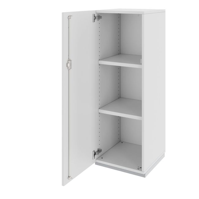 PRO Flügeltürenschrank | 3 OH, 400 - 600 x 1140 mm, Soft-Close, Grau