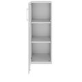 PRO Flügeltürenschrank | 3 OH, 400 - 600 x 1140 mm, Soft-Close, Grau
