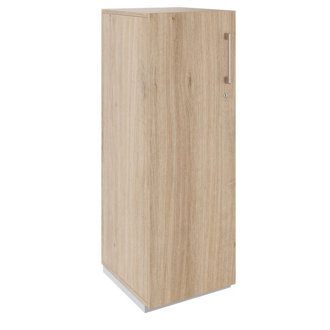 PRO Flügeltürenschrank | 3 OH, 400 - 600 x 1140 mm, Soft-Close, Natureiche