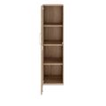 PRO Flügeltürenschrank | 4 OH, 400 - 600 x 1510 mm, Soft-Close, Natureiche