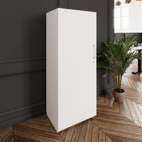 PRO Flügeltürenschrank | 4 OH, 400 - 600 x 1510 mm, Soft-Close, Weiß