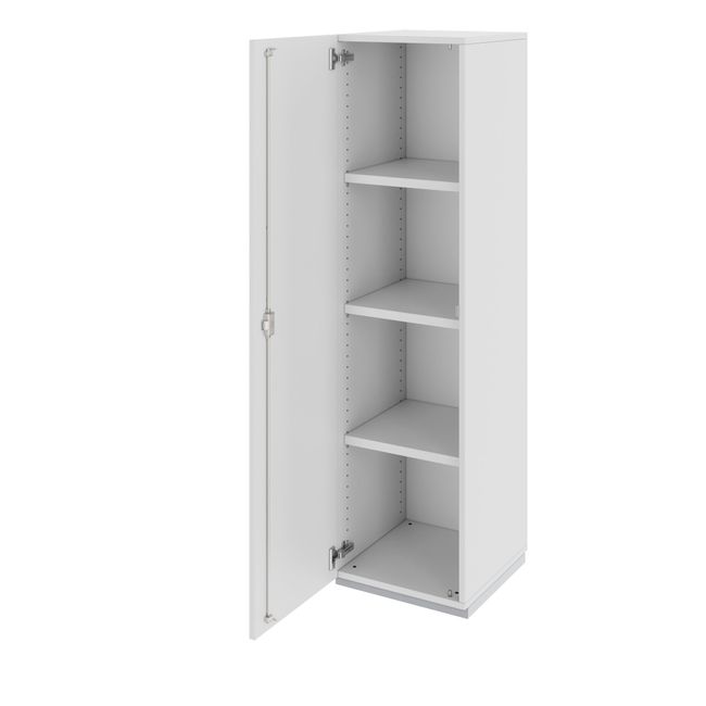 PRO Flügeltürenschrank | 4 OH, 400 - 600 x 1510 mm, Soft-Close, Grau