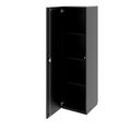 PRO Flügeltürenschrank | 4 OH, 400 - 600 x 1510 mm, Soft-Close, Schwarz