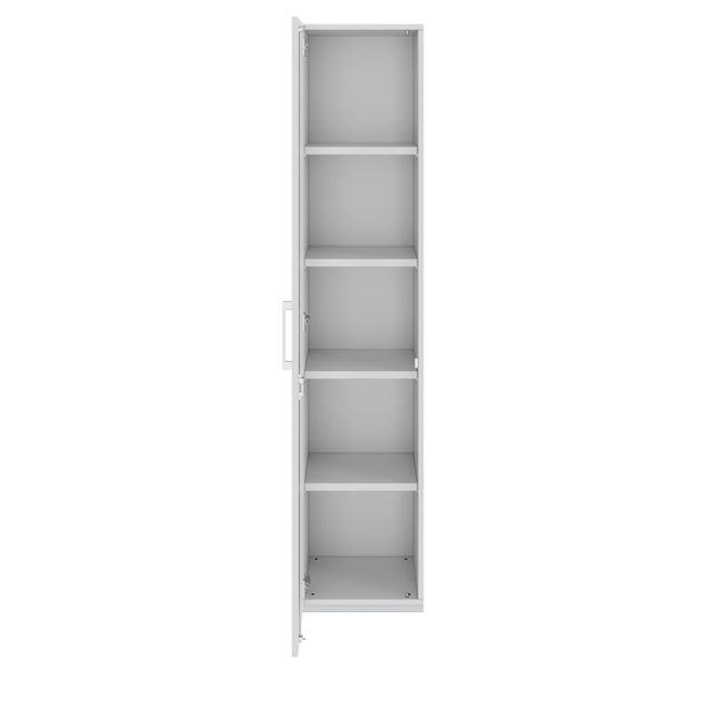 PRO Flügeltürenschrank | 5 OH, 400 - 600 x 1880 mm, Soft-Close, Grau