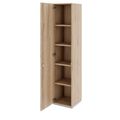 PRO Flügeltürenschrank | 5 OH, 400 - 600 x 1880 mm, Soft-Close, Natureiche