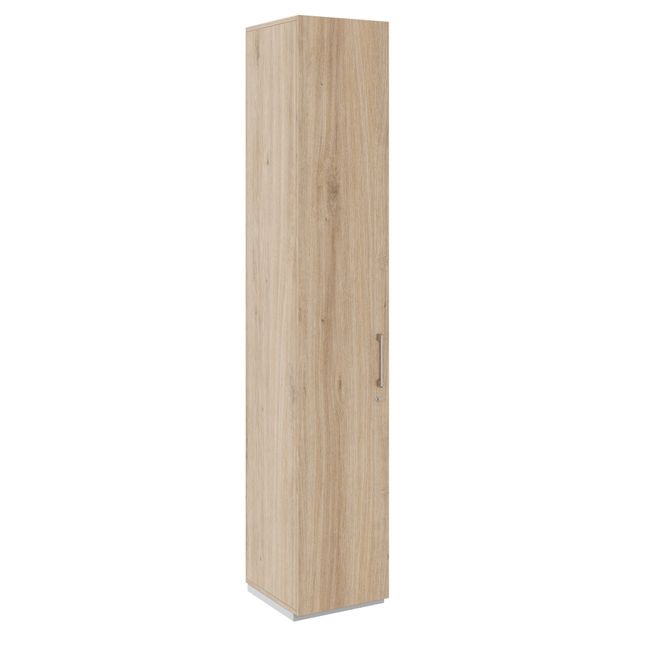 PRO Flügeltürenschrank | 6 OH, 400 - 600 x 2250 mm, Soft-Close, Natureiche