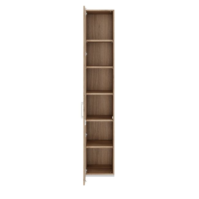 PRO Flügeltürenschrank | 6 OH, 400 - 600 x 2250 mm, Soft-Close, Natureiche